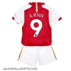 Arsenal Gabriel Jesus #9 Koti Peliasu Lasten 2023-24 Lyhythihainen (+ Lyhyet housut)